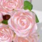 300Pcs Gold Edge Silk Ribbon Rose Petals (Gold Edge-300 Pcs Baby Pink) 1.77"L x 1.57"W